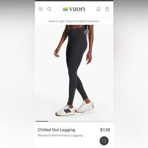 EUC Vuori Chilled Out leggings in washed black (charcoal). Size xs.